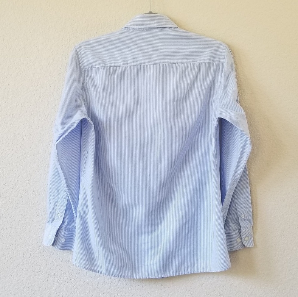 Joseph & Feiss youth size 16 blue white pinstriped - Picture 4 of 6